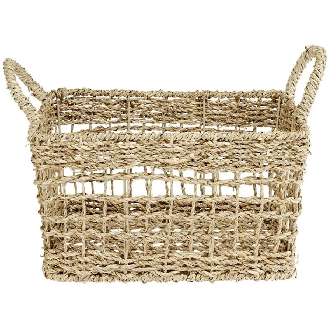 Panière jonc de mer 30x20xH15cm Sunflow