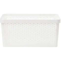 Panière linge 40L blanc