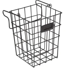 Panière métal noire