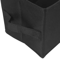 Panière noire rectangulaire Box Cube