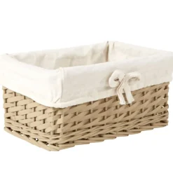 Panière osier crème