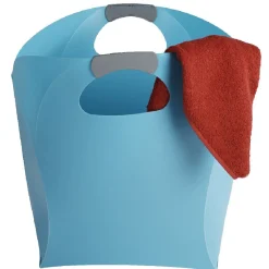 Panière pliable refermable bleu