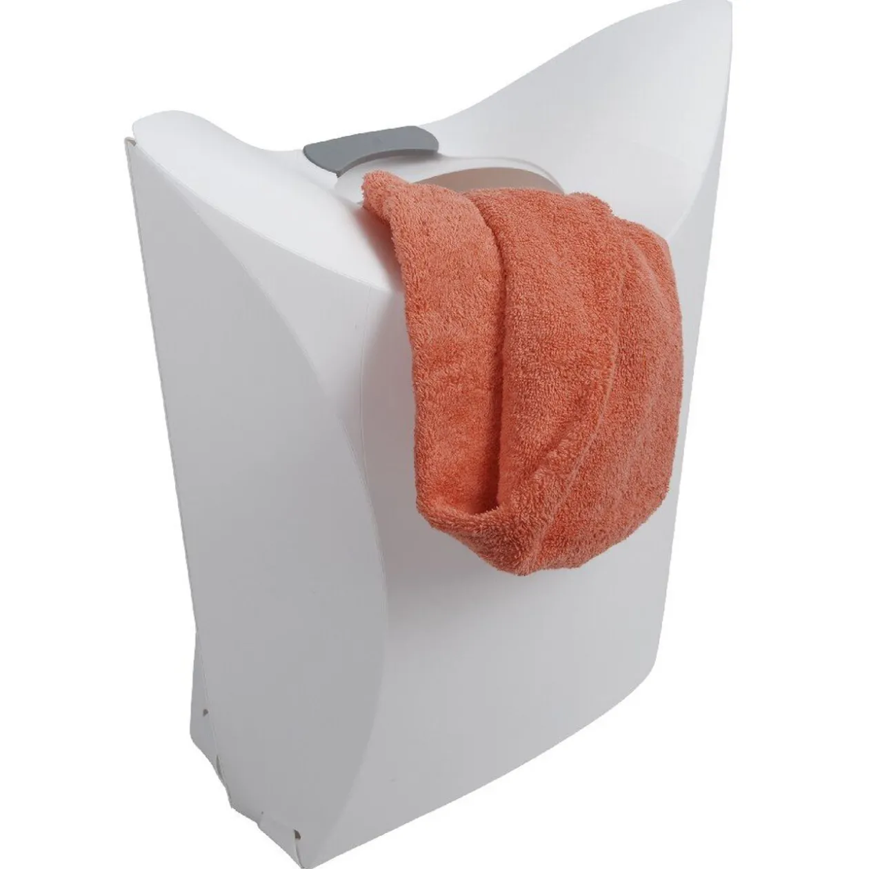 Panière pliable refermable blanche