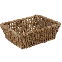 Panière rectangulaire jonc de mer tressé