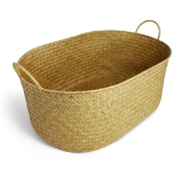 Panière rectangulaire jonc de mer 50x34xH19cm