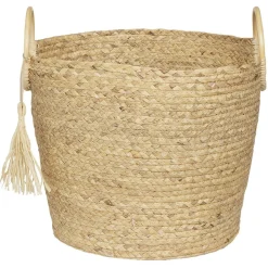 Panière ronde avec anses naturel Ø40,5xH35 cm - RONDA