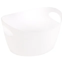 Panière salle de bain blanc