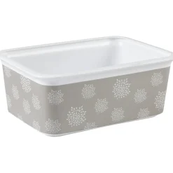Panière salle de bain design fleur 3 L