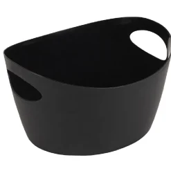 Panière salle de bain noir