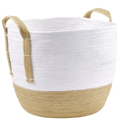 Panière Ø30xH.24cm beige