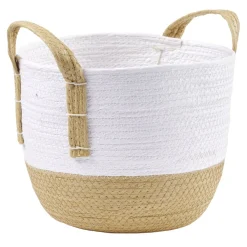 Panière Ø24xH.20cm beige