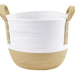 Panière Ø24xH.20cm beige