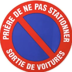 PANNEAU INTERDICTION DE STATIONNER