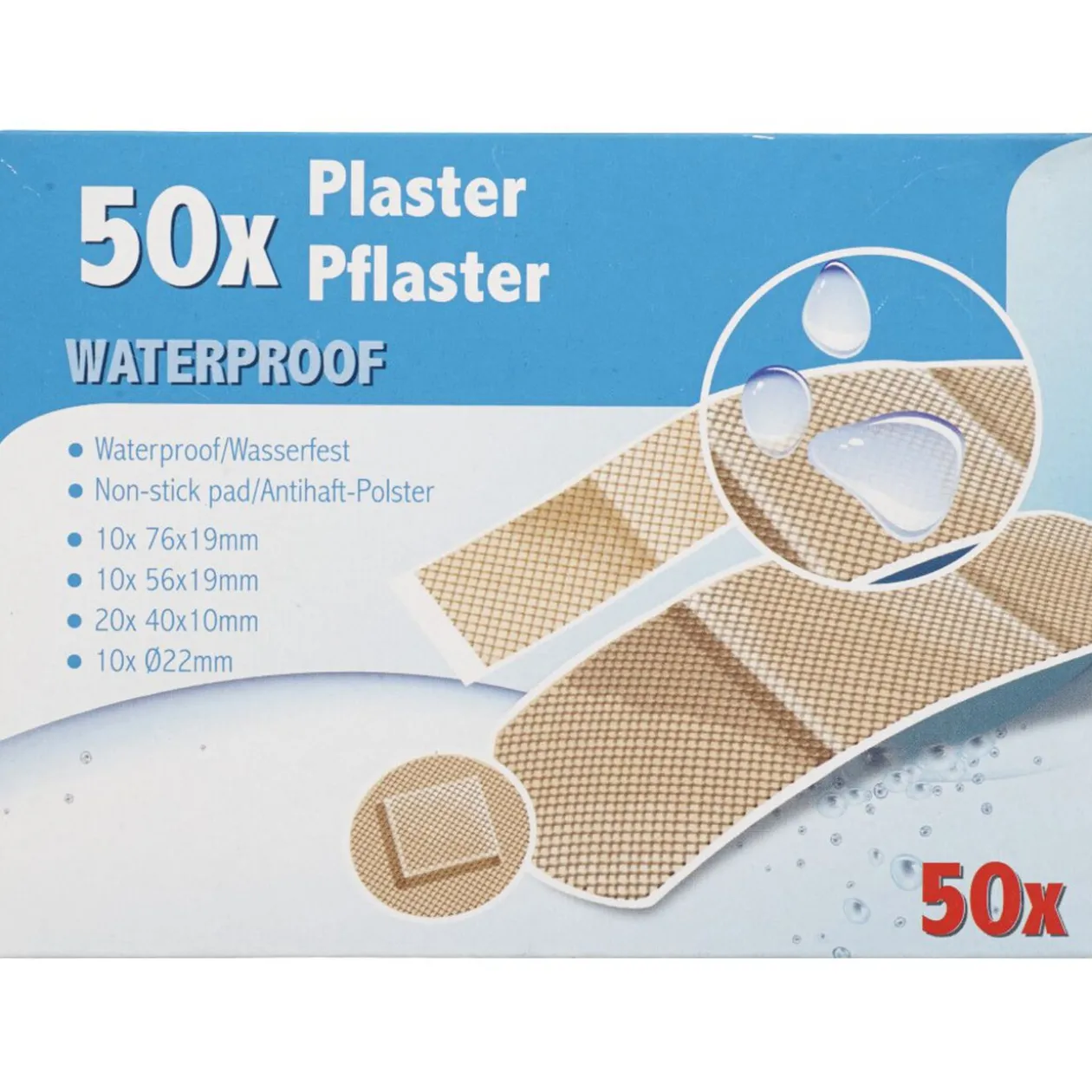 Pansements étanches x 50