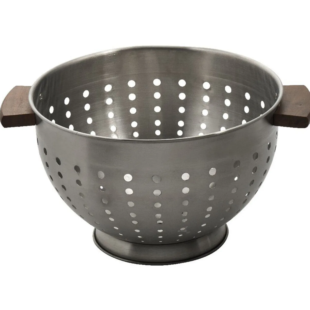 Passoire en métal et poignées pin