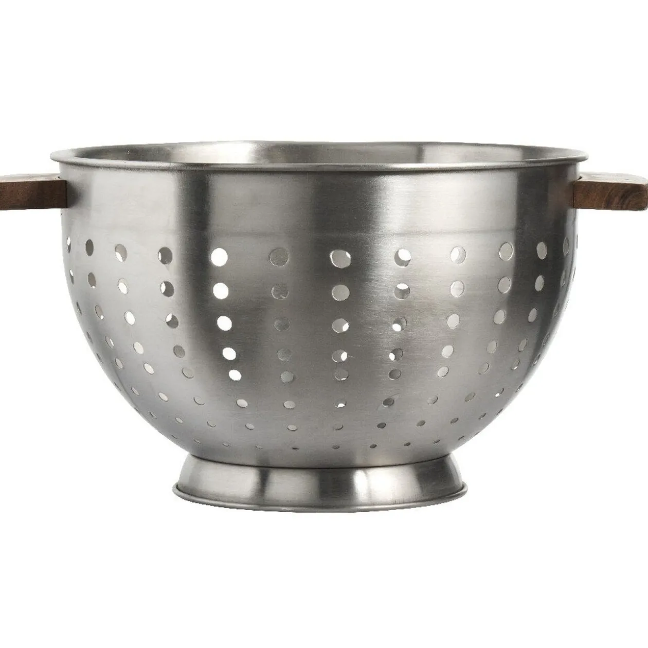 Passoire en métal et poignées pin