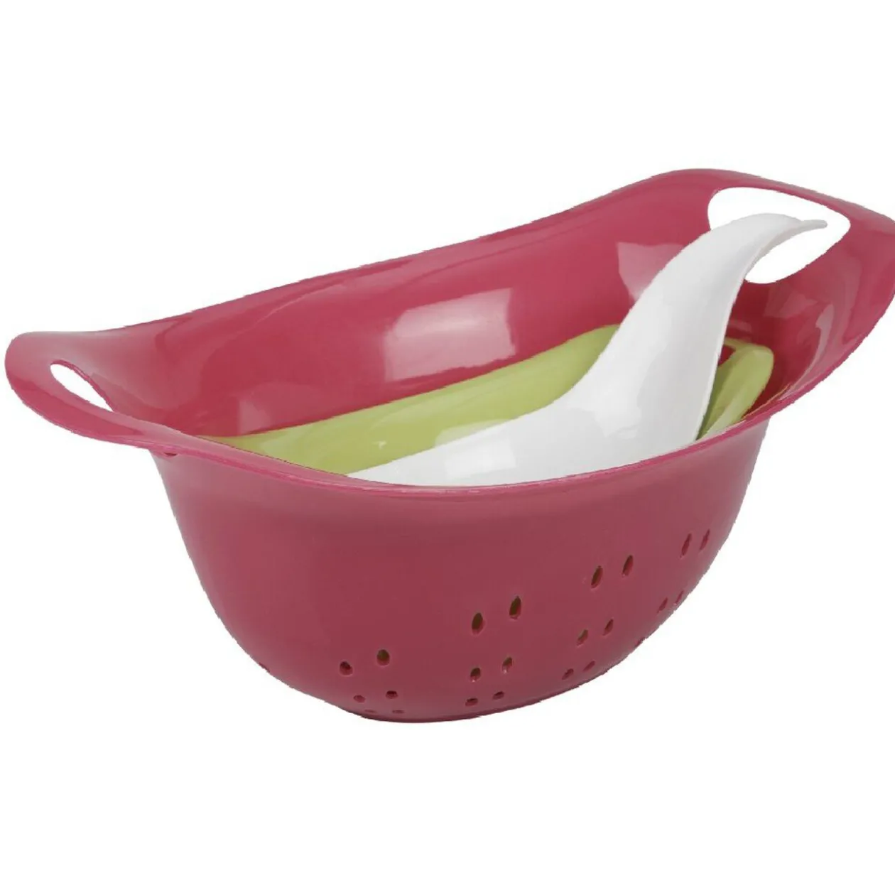 Passoire plastique coloré x3