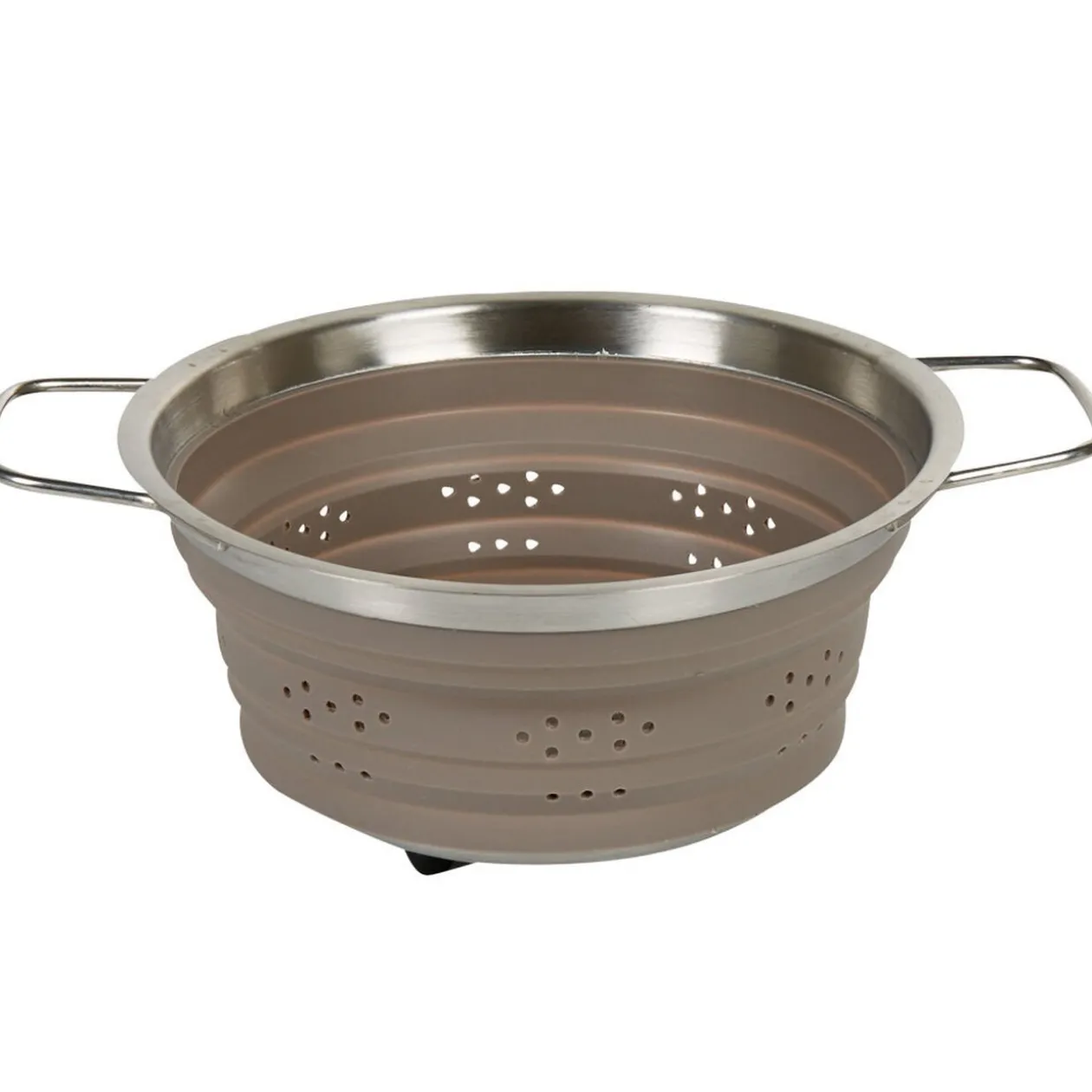 Passoire rétractable acier et silicone