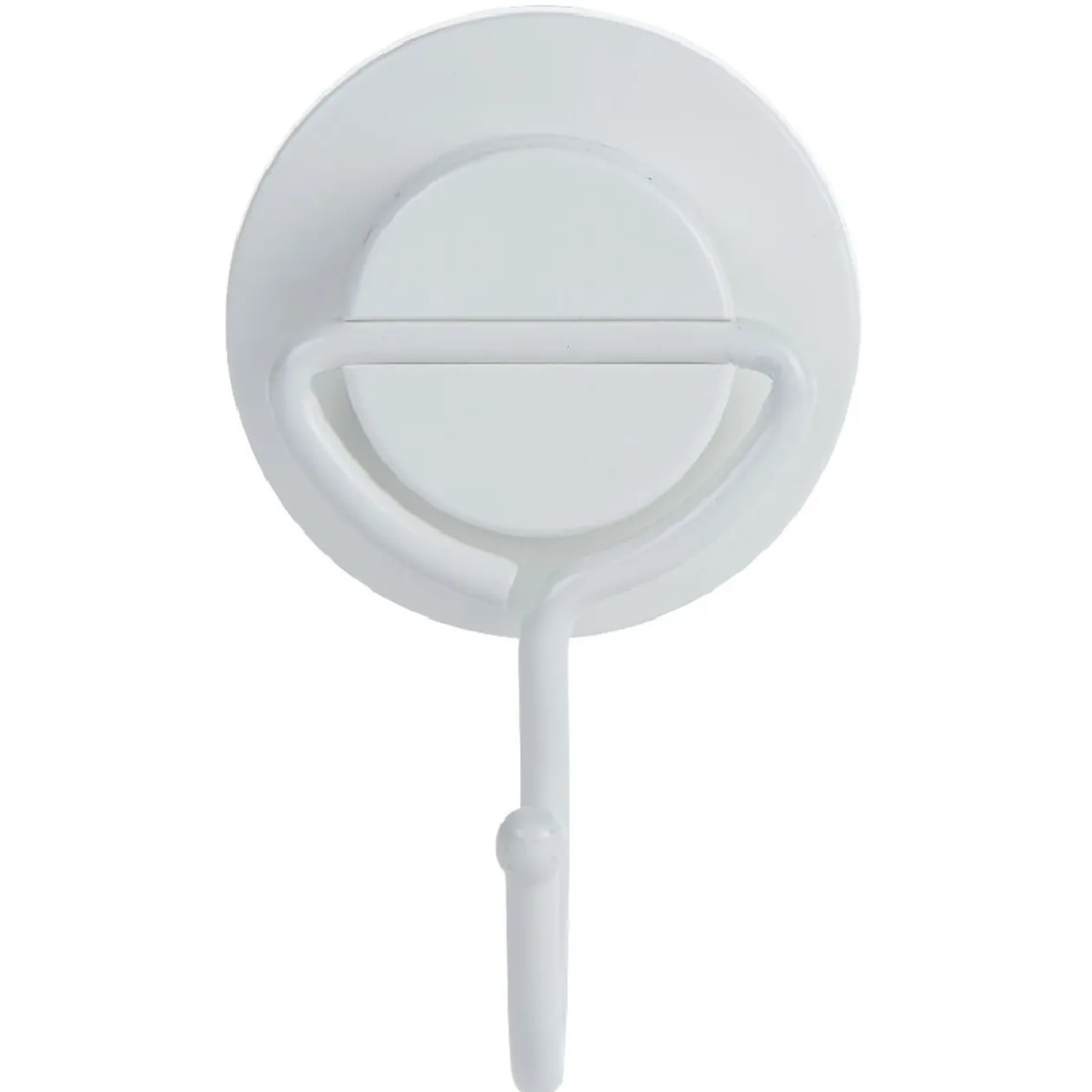 Patère 1 crochet à ventouse blanc