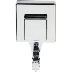 Patère 1 crochet à ventouse gris