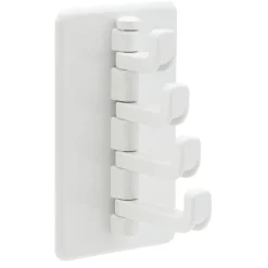 Patère à ventouse 4 crochets x3