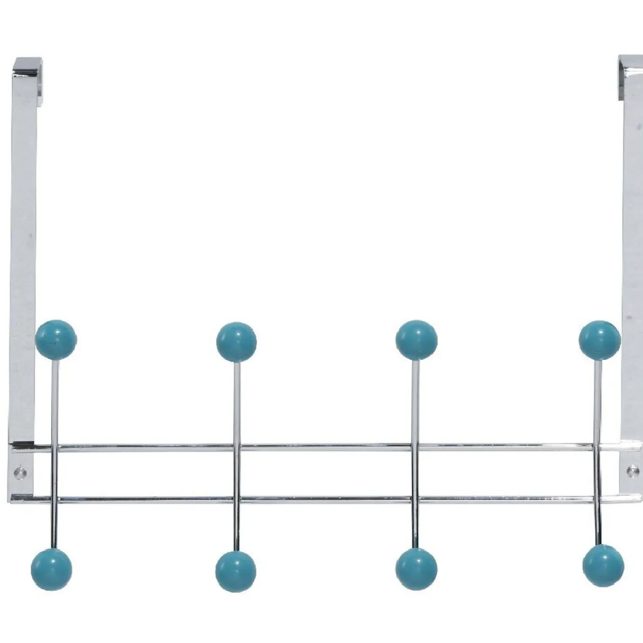 Patère de porte boules bleues