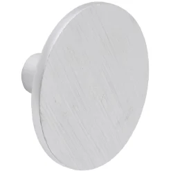 Patère simple 8,5cm gris argenté