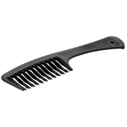 Peigne double plastique noir L26 cm