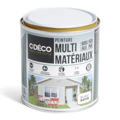Peinture C'DÉCO tous supports 500ml blanc satiné