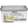 Peinture multi-surfaces 2,5L gris cendré satiné