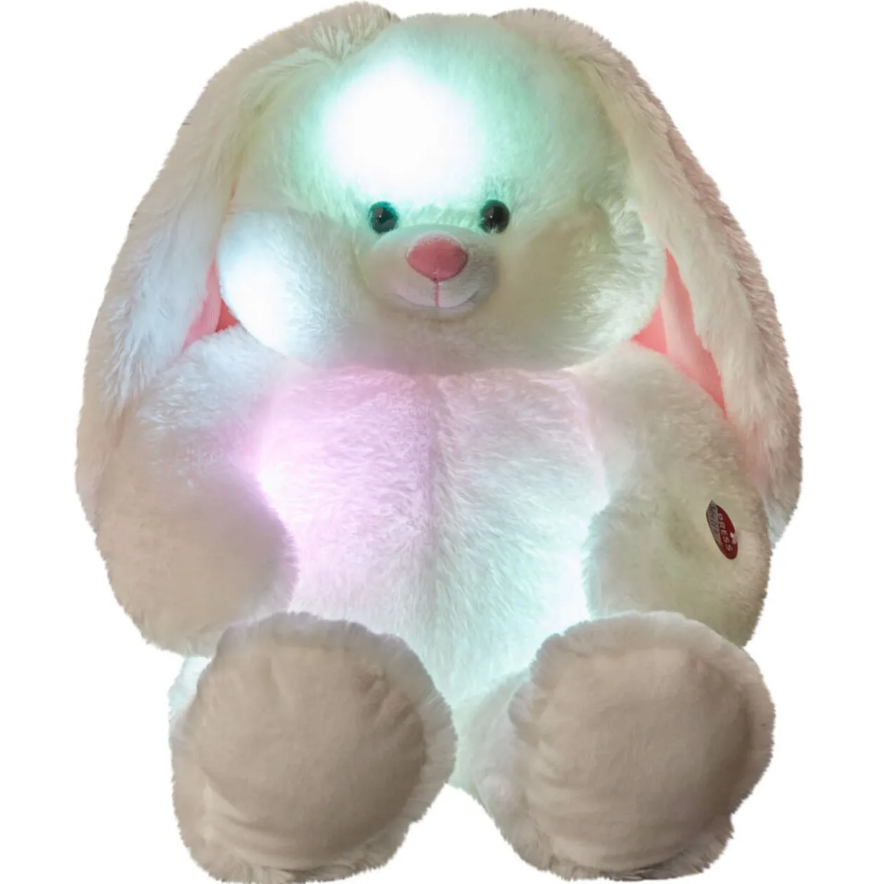 Peluche lapin veilleuse berceuse