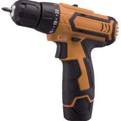 Perceuse visseuse électrique Profilex sans fil sur batterie bicolore