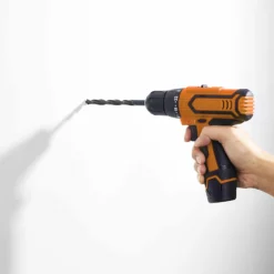 Perceuse visseuse électrique Profilex sans fil sur batterie bicolore