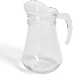 Pichet avec anse et bec verseur 1L verre transparent
