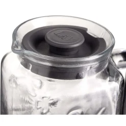 Pichet en verre avec couvercle 1,2L