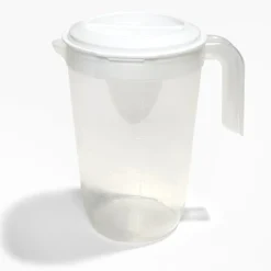 Pichet plastique transparent Ø14,5x21,5cm