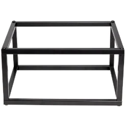 Pieds pour meuble Box Cube métal noir H17,5cm