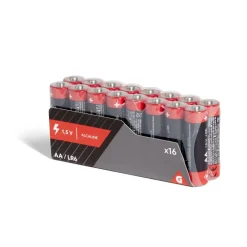 Pile alcaline LR06 type AA 1,5V x16