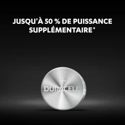 Pile Duracell alcaline SPE LR44 1,5Volts, 76A/A76/V13GA - Lot de 2