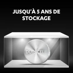Pile Duracell alcaline SPE LR44 1,5Volts, 76A/A76/V13GA - Lot de 2