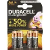 Pile duracell alka plus aa x4