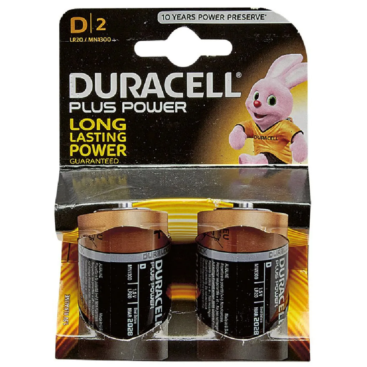 Pile duracell alka plus x2