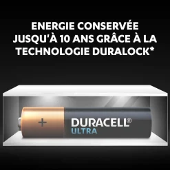 Pile Duracell Ultra alcaline AAA 1,5 Volts, LR03 - Lot de 8