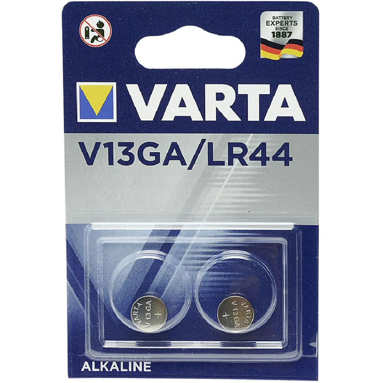 Pile V13GA/LR44 Varta x2