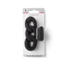 Pince à cheveux effet chaîne plastique noir mat 8cm