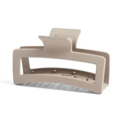 Pince à cheveux L13cm plastique beige