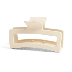 Pince à cheveux L13cm plastique beige