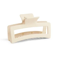 Pince à cheveux L13cm plastique beige