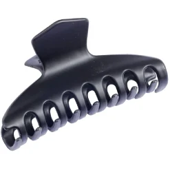 Pince à cheveux noir mat 8 dents L9cm