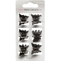 Pince à cheveux papillon mini x6